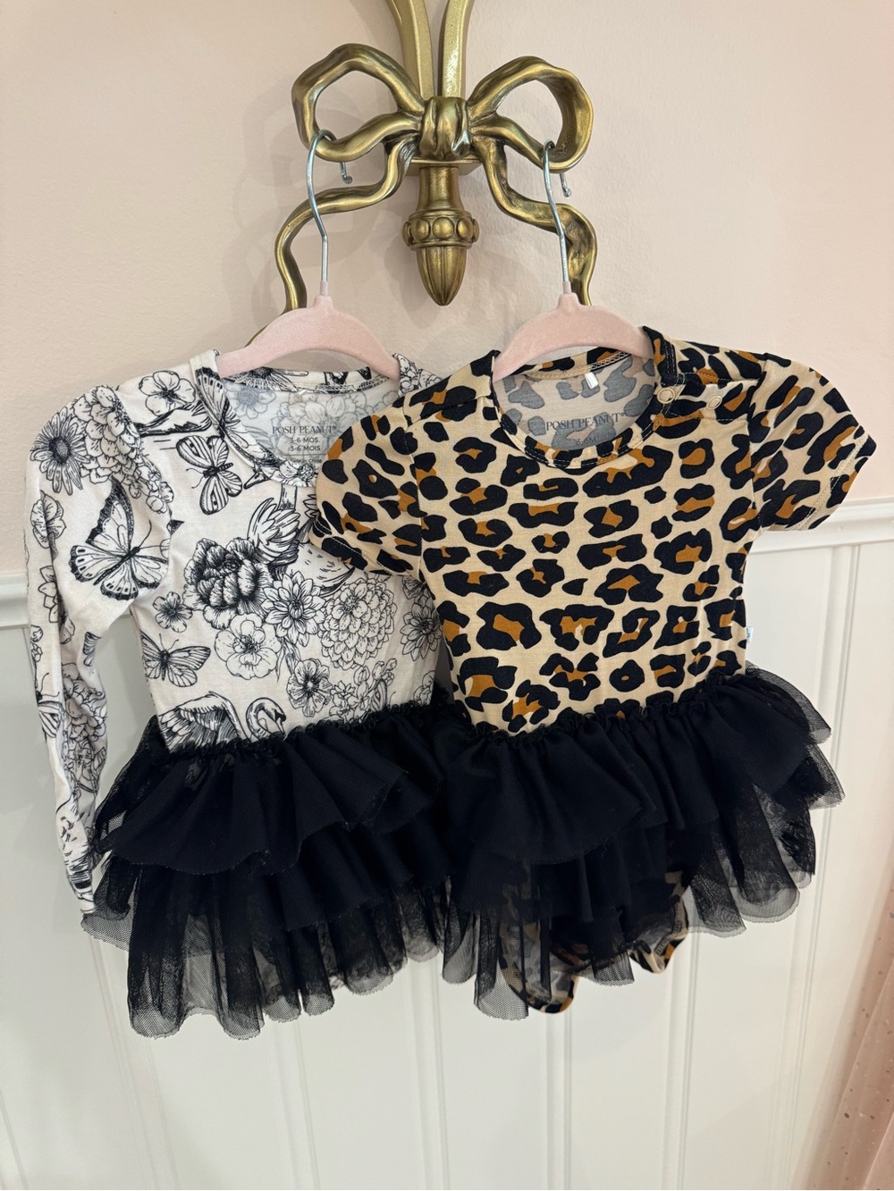✨ Posh Peanut Tulle Dress Bundle – Size 3–6 Months ✨